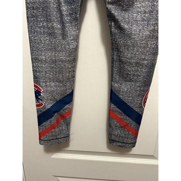 Chicago Cubs Major League Fitness Women’s Leggings L MLB Baseball EUC - Picture 6 of 16